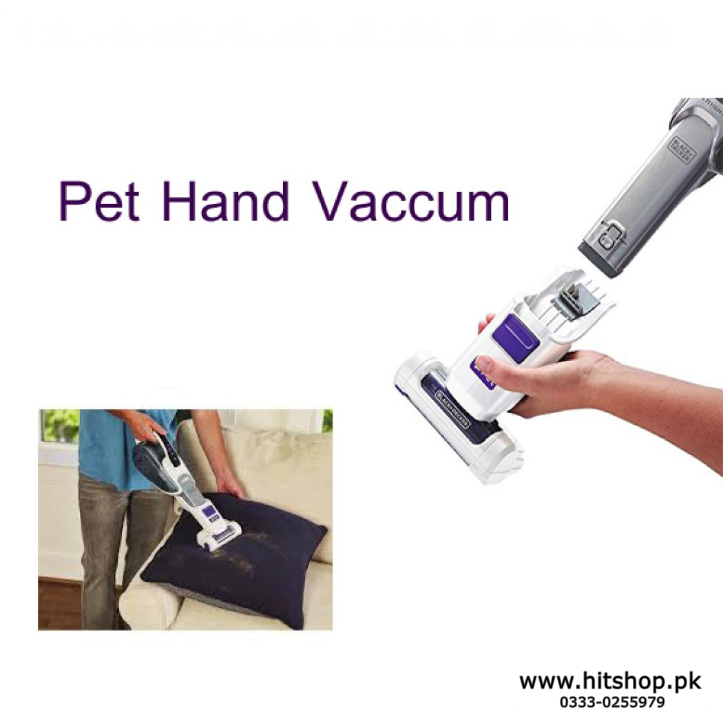 BLACK Nd DECKER Pet Hand Vacuum Cordless Lithium Ion 10.8v 